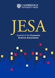 Journal of the Economic Science Association